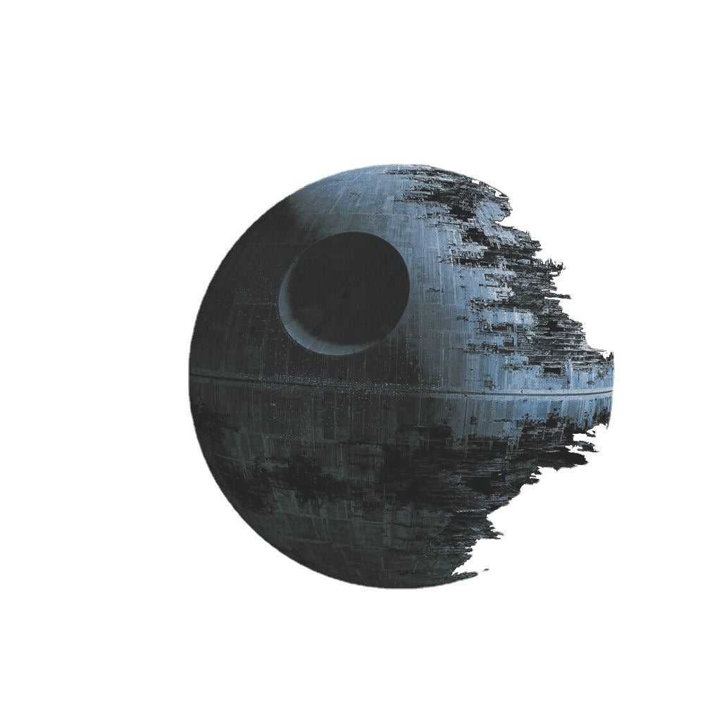Star Wars Death Star Muurstickers gemaakt van PVC 45x45 cm