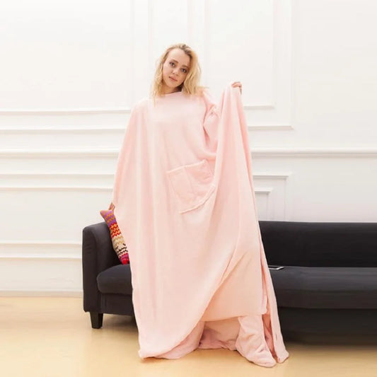 🛋️ Winter Pocket Blanket – Ultiem Warm & Comfortabel!