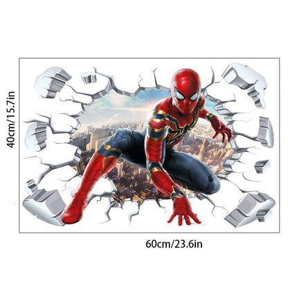 Spider-Man Muursticker gemaakt van PVC