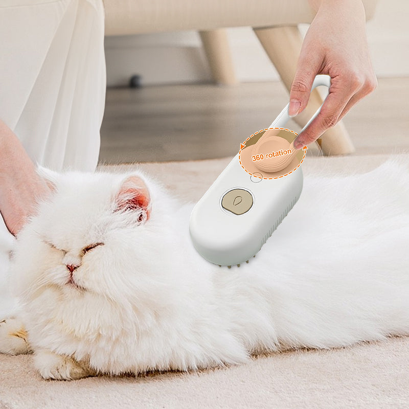 Elektrische Huisdierkam – Spray & Massage voor Katten en Honden 🐾
