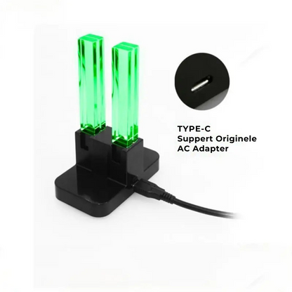 🎮 Nintendo Switch Joy-Con Oplaadstation – 4-voudig Opladen met Verlichte Basis  Cadeau Tip ! 🎁