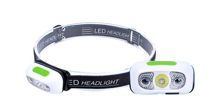 LED Hoofdlamp – Oplaadbaar, Krachtig & Handsfree Nachtverlichting
