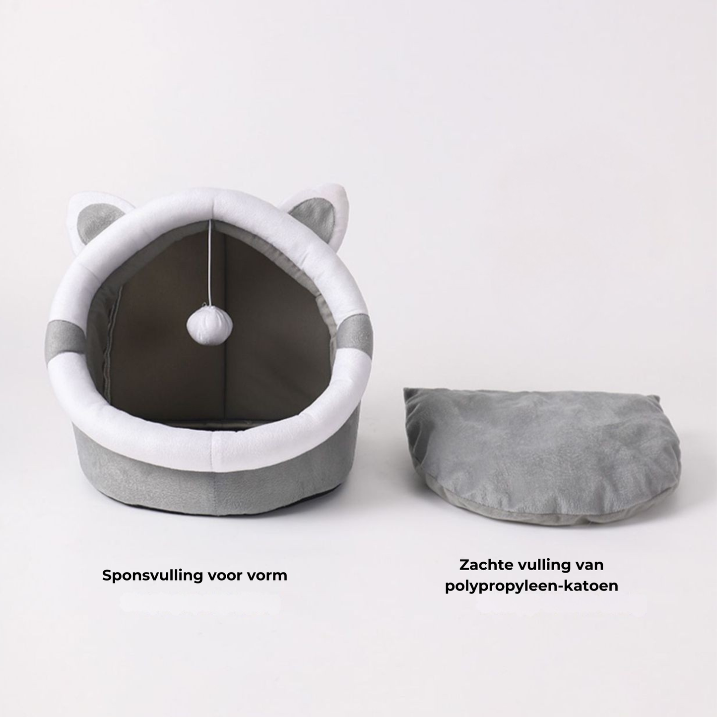 🐱🏡 Kattenhuis “Cat Villa” – Warme & Knusse Slaapplek voor Alle Seizoenen