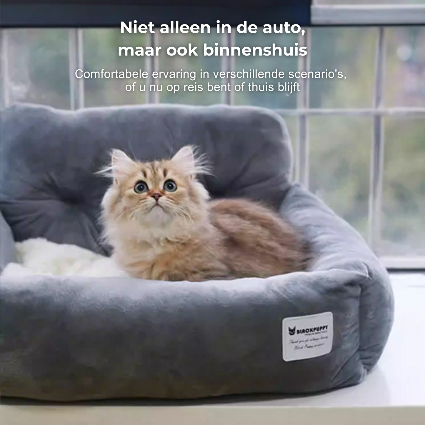 Allora Living Opvouwbare Dierenstoel voor Binnen en voor het Reizen met je Hond of Kat