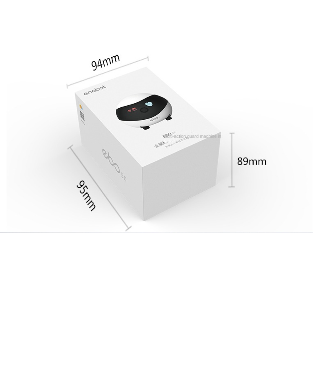 Enabot EBO – Jouw slimme huiswachter & knuffelbare gezinsbuddy! Draadloze camera + speelse gezelschapsrobot in één