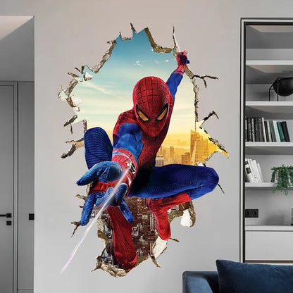 Spider-Man Muursticker gemaakt van PVC