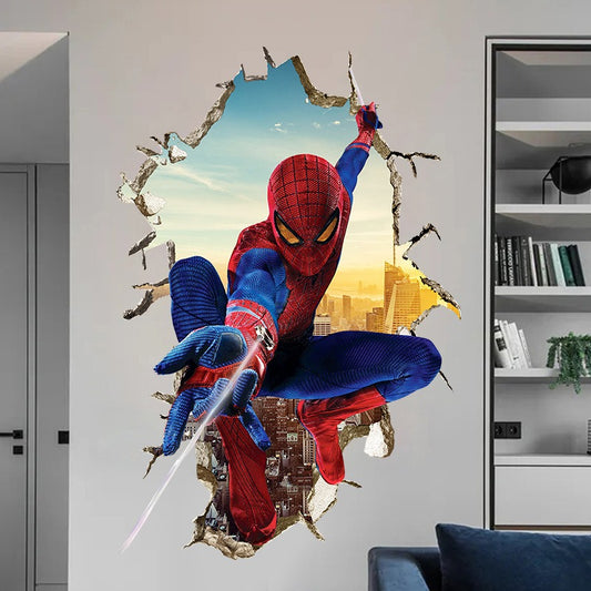 Spider-Man Muursticker gemaakt van PVC
