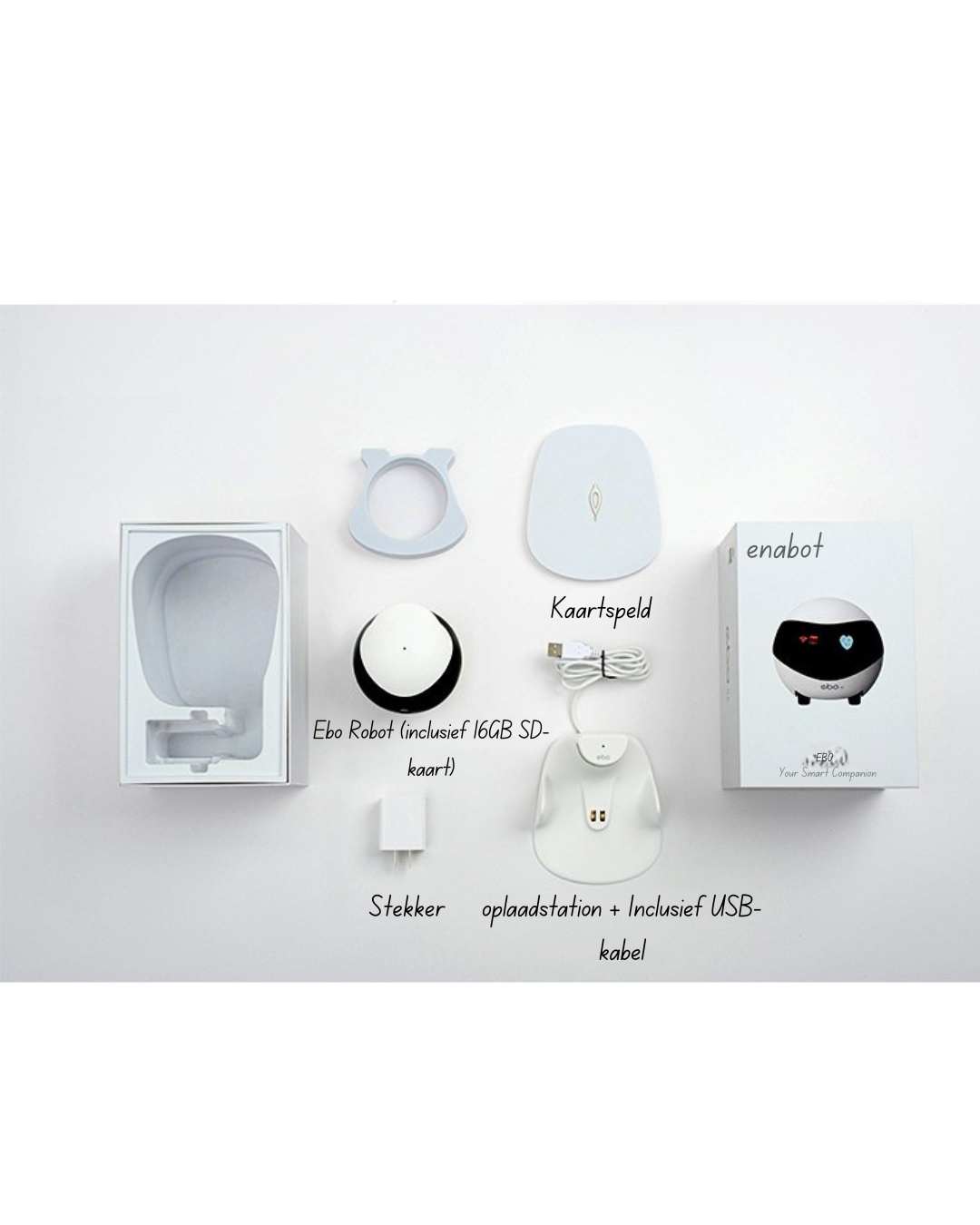 Enabot EBO – Jouw slimme huiswachter & knuffelbare gezinsbuddy! Draadloze camera + speelse gezelschapsrobot in één