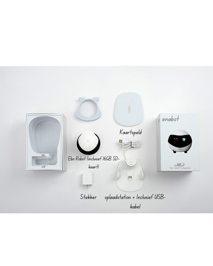 Enabot EBO – Jouw slimme huiswachter & knuffelbare gezinsbuddy! Draadloze camera + speelse gezelschapsrobot in één