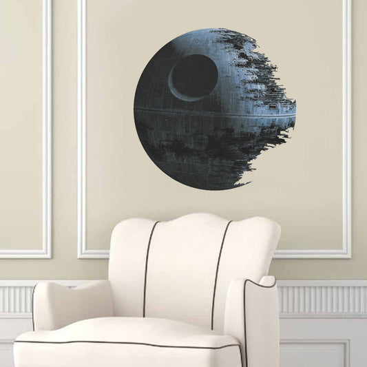 Star Wars Death Star Muurstickers gemaakt van PVC   45x45 cm