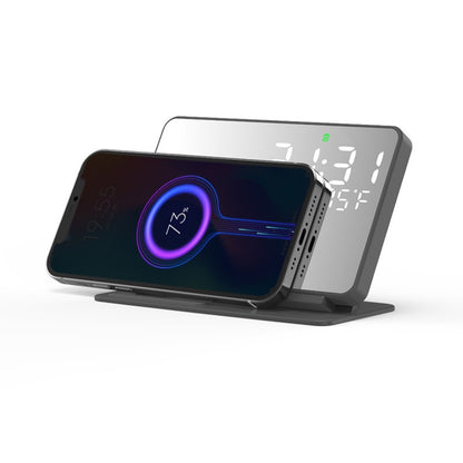 Allora Living 2-in-1 Wekker met Draadloze Oplader & Thermometer