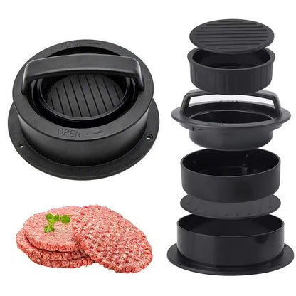 🍔 3-in-1 Burger Maker – Perfecte Hamburgers.