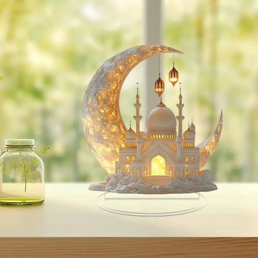 Magische halve Maan & Tempel Decoratie – Voor Huis, Feest en Geschenk 🎁