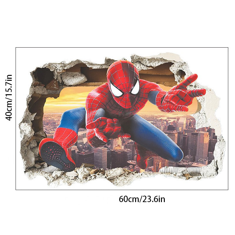 Spider-Man Muursticker gemaakt van PVC