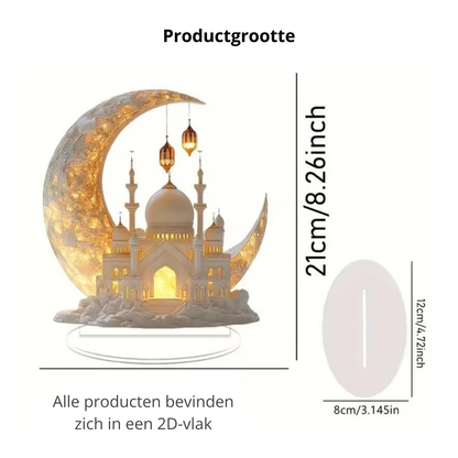 Magische halve Maan & Tempel Decoratie – Voor Huis, Feest en Geschenk 🎁