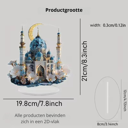 Magische halve Maan & Tempel Decoratie – Voor Huis, Feest en Geschenk 🎁