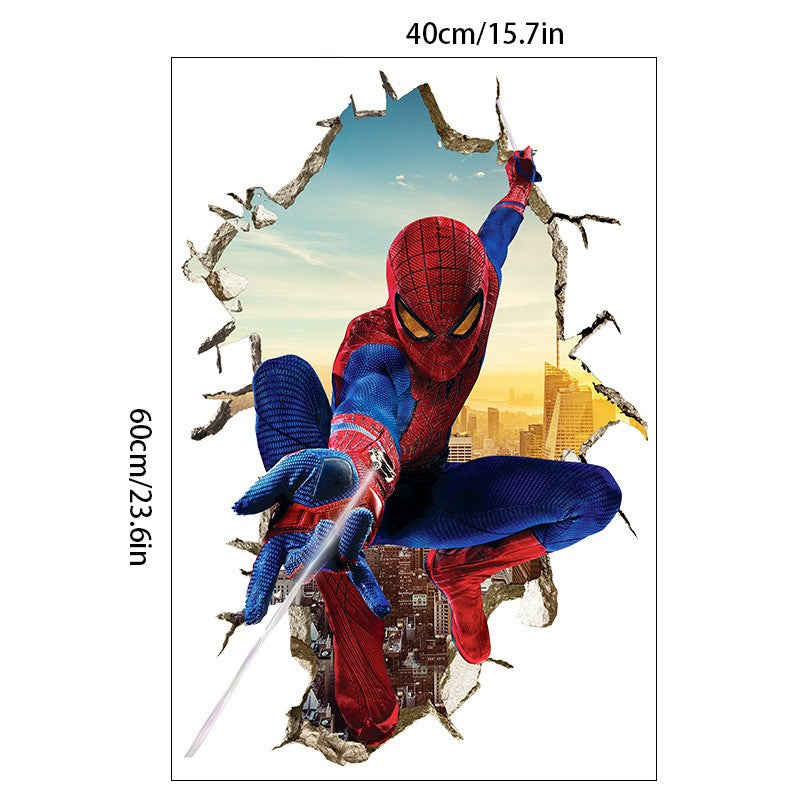 Spider-Man Muursticker gemaakt van PVC