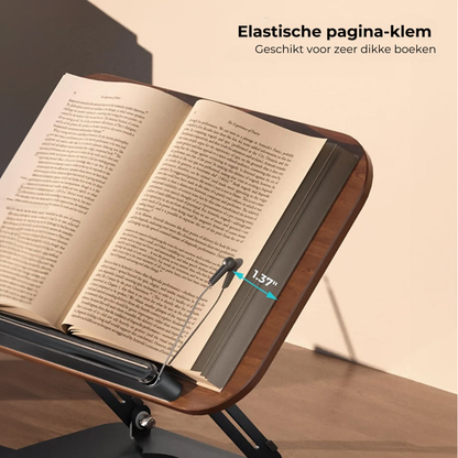 💡 Multifunctionele 360° Rotatie Boekstandaard – Ideaal voor Koken, Studeren en Werken