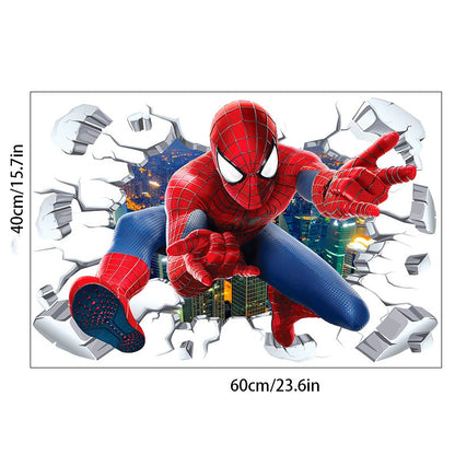 Spider-Man Muursticker gemaakt van PVC