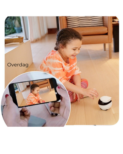 Enabot EBO – Jouw slimme huiswachter & knuffelbare gezinsbuddy! Draadloze camera + speelse gezelschapsrobot in één