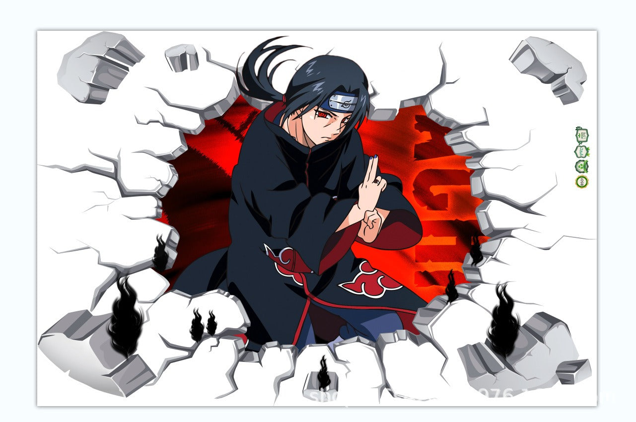 One Piece & Naruto Creative Cartoon Anime Stickers PVC