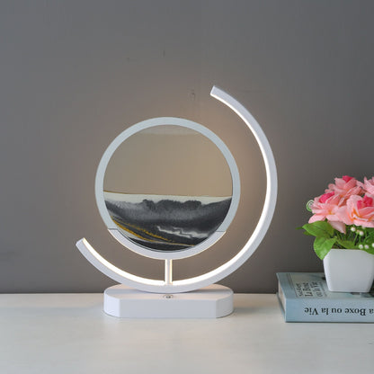 Bewegende Zandkunst Lamp – Rustgevend Licht & Stijlvolle       Cadeau Tip ! 🎁