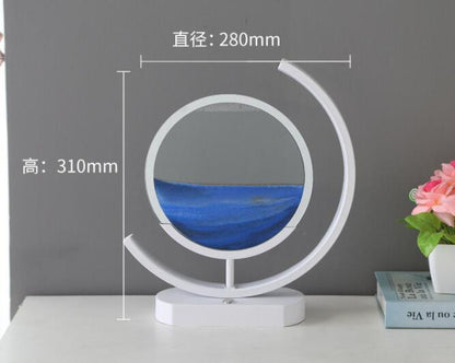 Bewegende Zandkunst Lamp – Rustgevend Licht & Stijlvolle       Cadeau Tip ! 🎁