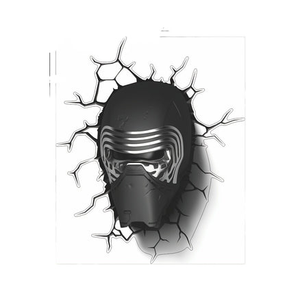 The Black Mask Muursticker gemaakt van PVC