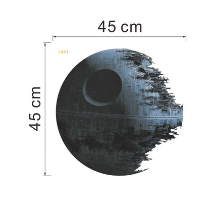 Star Wars Death Star Muurstickers gemaakt van PVC   45x45 cm