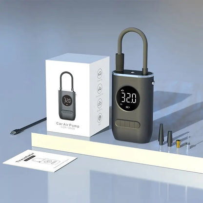 Allora Living Draadloze Mini Luchtcompressor – Krachtige Pomp voor Auto, Fiets & Meer