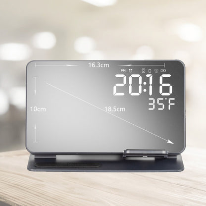 Allora Living 2-in-1 Wekker met Draadloze Oplader & Thermometer