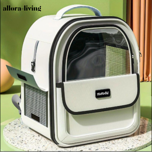 Allora living Huisdierentas – Draagbare Rugzak met Zijopening