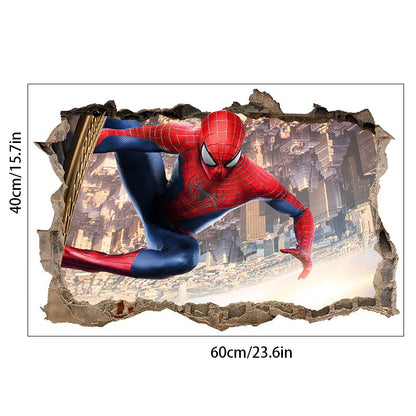 Spider-Man Muursticker gemaakt van PVC