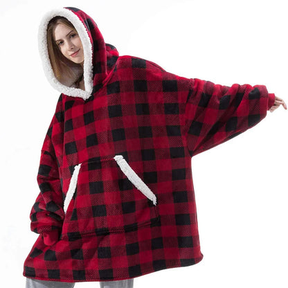 ❄️ Fluffy TV Hoodie Blanket – Jouw Ultieme Winter Must-Have!